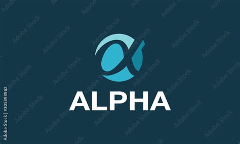 Alpha vector logo design inspirations Stock Vector | Adobe Stock