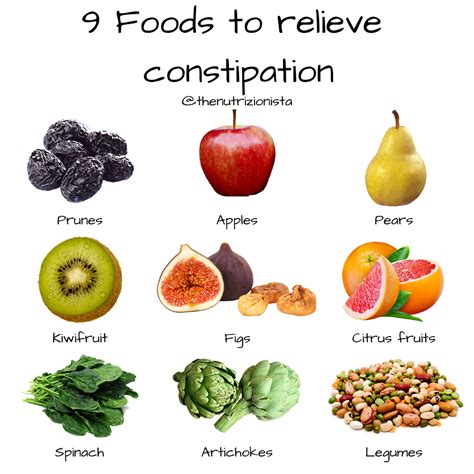 9 Foods to relieve constipation