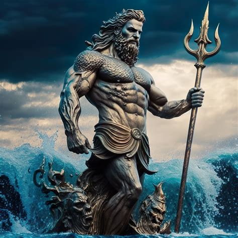 Greek God Poseidon Art 4k - Etsy in 2023 | Greek god poseidon art ...