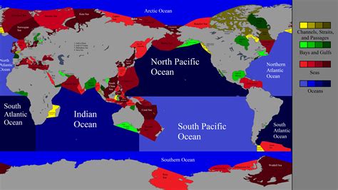 Names Of Seas And Oceans | Current Smart Quiz