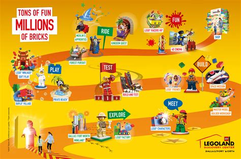 Attraction Map | LEGOLAND Discovery Center Map Dallas