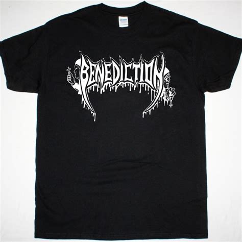 BENEDICTION TRANSCEND THE RUBICON NEW WHITE T-SHIRT - Best Rock T-shirts