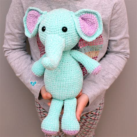 2 in 1 Amigurumi pattern Crochet Elephants pattern Crochet pattern ...