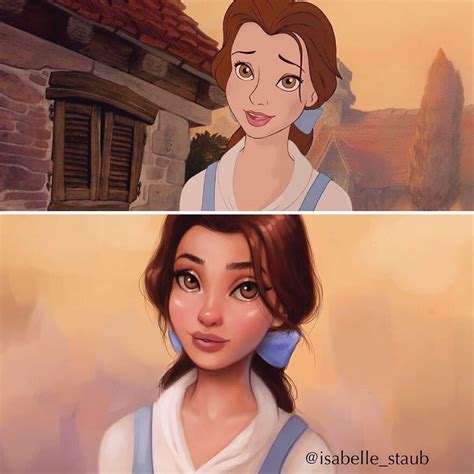 Isabelle Staub Created Realistic Disney Princesses That Way Cooler Than ...