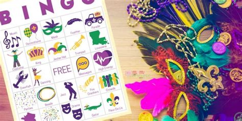 Mardi Gras Party Games - Fun Cool Printable Activities