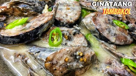 GINATAANG TAMBAKOL or TULINGAN |Tuna Fish in Coconut Milk Recipe ...