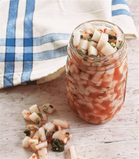 Daikon Radish Kimchi an Easy Kimchi Recipe | A Farm Girl in the Making