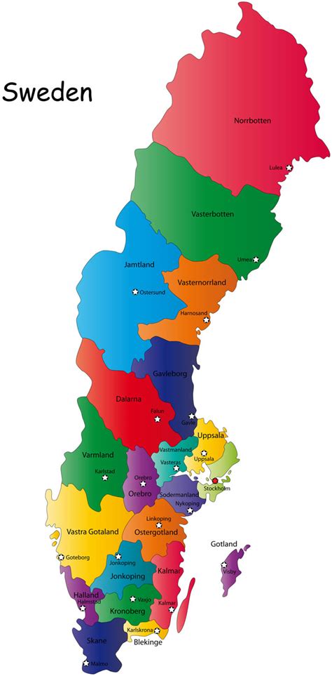 Sweden Map and Sweden Satellite Images