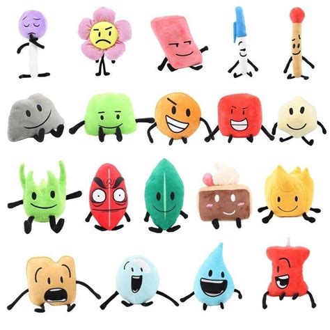 BFDI Battle for Dream Island Plush Figure Toy Stuffed Toys for Kids ...