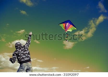 Person Flying A Kite Stock Photo 31092097 : Shutterstock