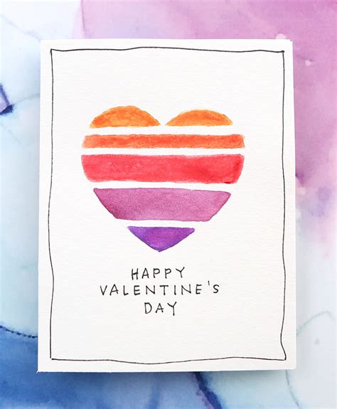 Easy DIY Valentine’s Day Card (Minimal Supplies Needed) – K Werner ...