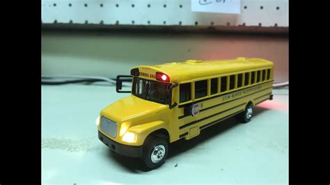 Custom 1:53 International FS-65 diecast toy school bus model with ...