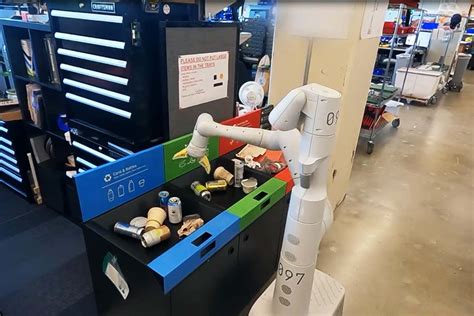 Google Robot Learns To Sort The Recyclables Left In Office Waste Bins