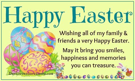 Daveswordsofwisdom.com: Wishing Family & Friends A Happy Easter ...