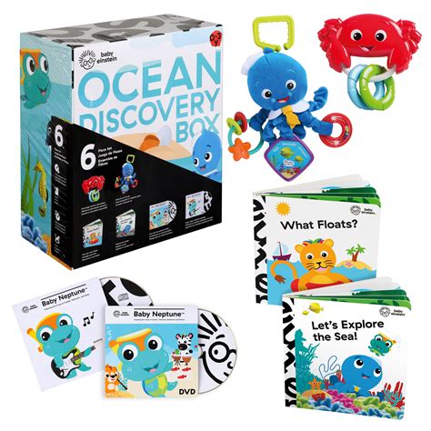 Baby Einstein Ocean Discovery Box 6 Piece Set, Ages Newborn + - Walmart.com