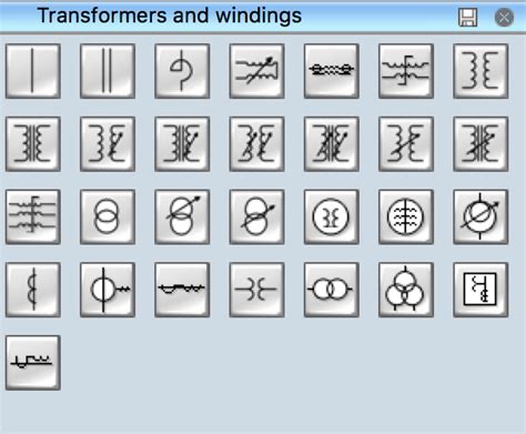 Electrical Transformer Wiring Diagram Symbols