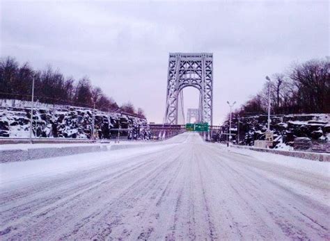 George Washington Bridge Closed : pics