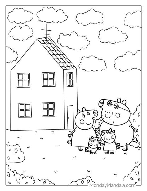 50 Peppa Pig Coloring Pages (Free PDF Printables)