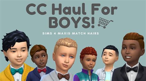 Male Child Hair Sims 4 Cc Maxis Match Maxis Match Sims 4 Sims 4 Cc ...