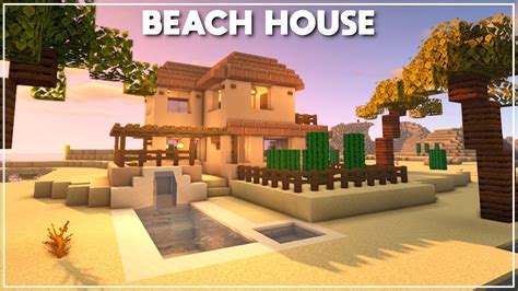 Minecraft: How to Build a Beach House [Tutorial] 2020 - YouTube