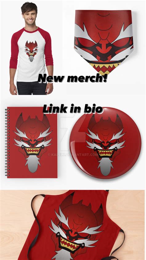 Tarakudo's Mask Merch link by KalEl7 on DeviantArt