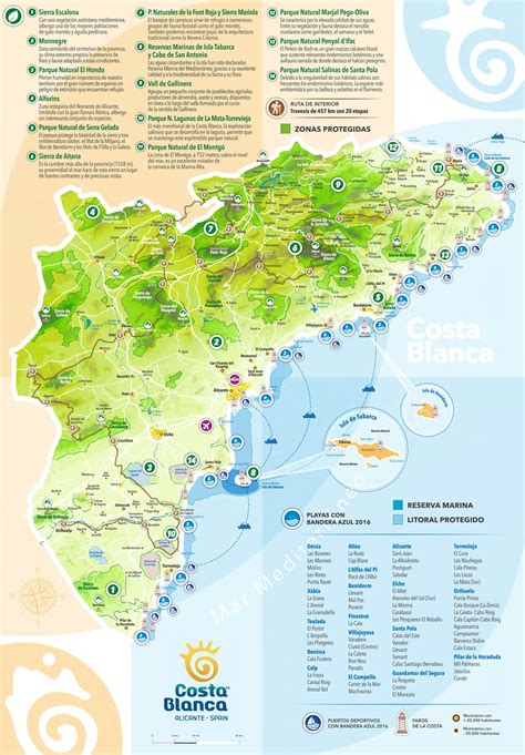 Costa Blanca Map Area