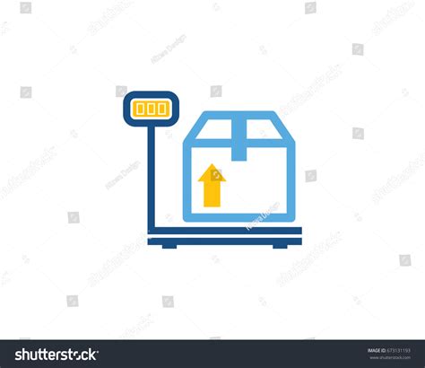 Scales Icon Logo Design Element Stock Vector (Royalty Free) 673131193 ...