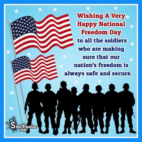 National Freedom Day Wishes - SmitCreation.com