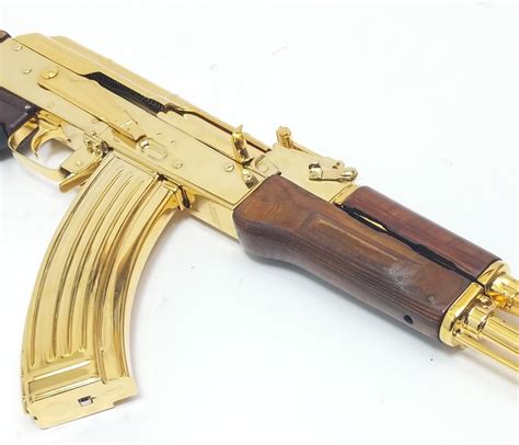 24K Gold Plated Russian AK47 from Lee Armory | Cordelia Gun Exchange