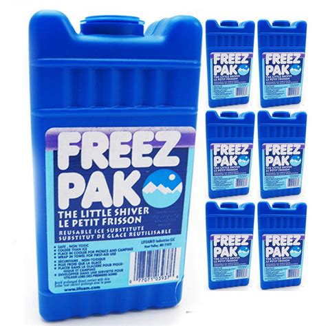 7 Reusable Freez Pak Ice Packs Cooler First Aid Camping Lunch Box Cold ...