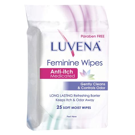 Luvena Feminine Wipes - Interstitial Cystitis Network Mail Order Division