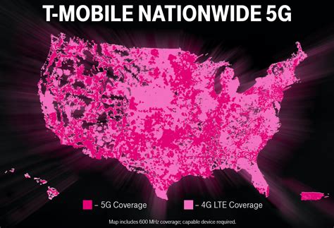 5 G Coverage Map Usa – Topographic Map of Usa with States