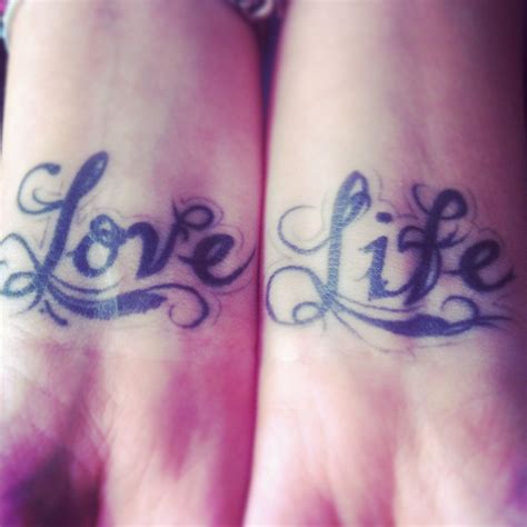 Love life tattoo!