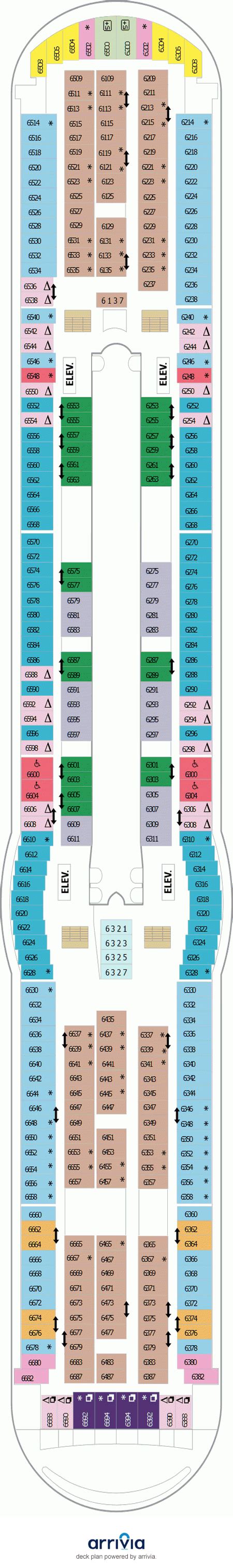 Mariner Of The Seas Room Map