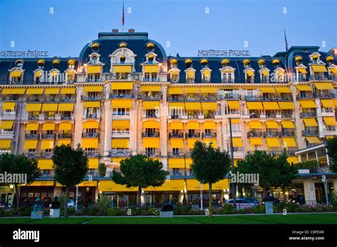 Montreux Palace Hotel, Montreux, Switzerland Stock Photo - Alamy