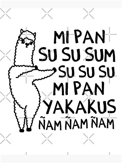 "Mi Pan su su sum " Poster by Socami | Redbubble