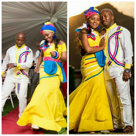 Clipkulture | Couple In Sepedi Inspired Traditional Wedding Attire