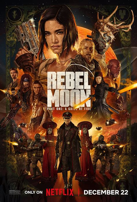 Official Poster for 'Rebel Moon - Part One: A Child of Fire' : r/movies