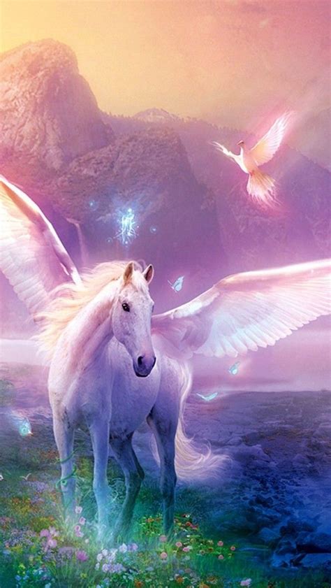 Unicorn iPhone Wallpaper | Fantasy horses, Unicorn and fairies ...