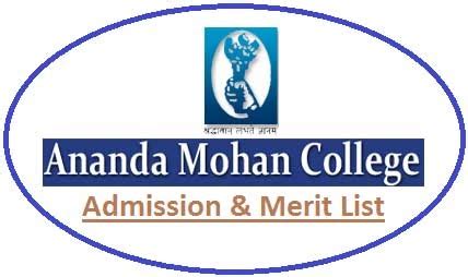 Ananda Mohan College Admission 2024 Online Form for UG/PG CBCS Merit ...