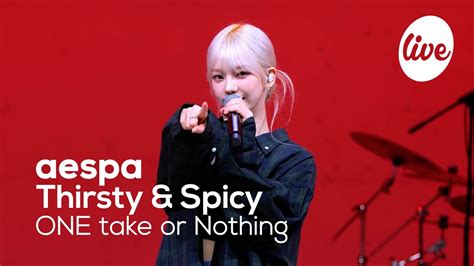 [4K] 에스파(aespa) “Thirsty & Spicy(One Take ver.)” Band LIVE Concert 에스파의 ...