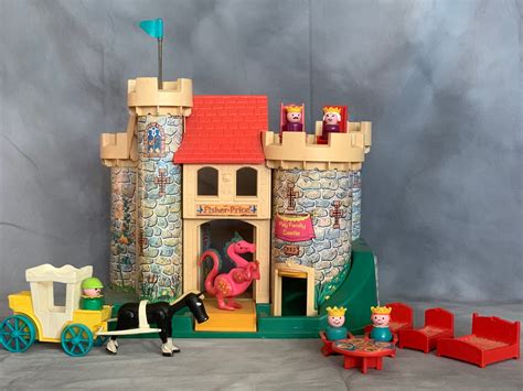 Vintage Fisher Price Little People Play Family Castle Set #993-1974 ...