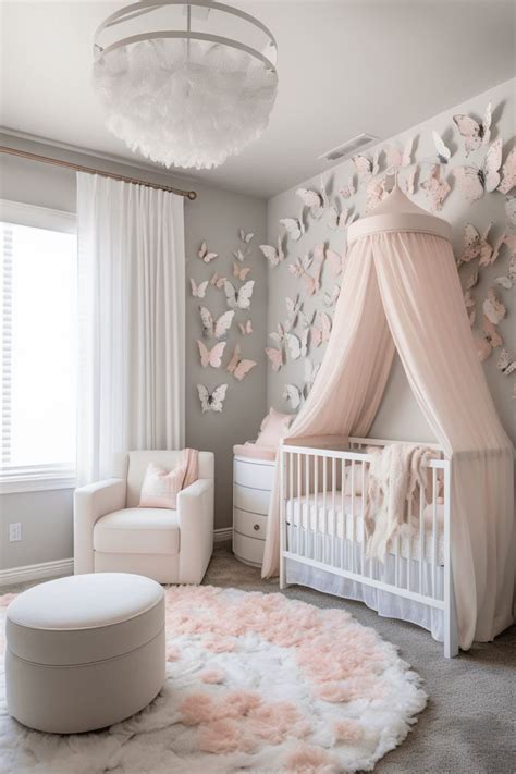 99 Beautiful and Cute Girls Baby Nursery Ideas | Baby room themes, Girl ...