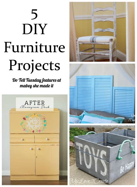 5 DIY Furniture Projects • Mabey She Made It