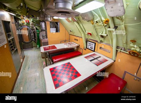 Inside Submarine Living Quarters