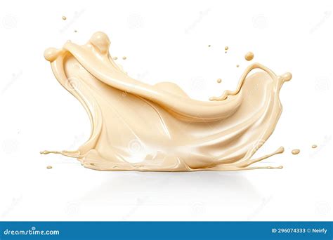 Cream splash stock illustration. Illustration of abstract - 296074333