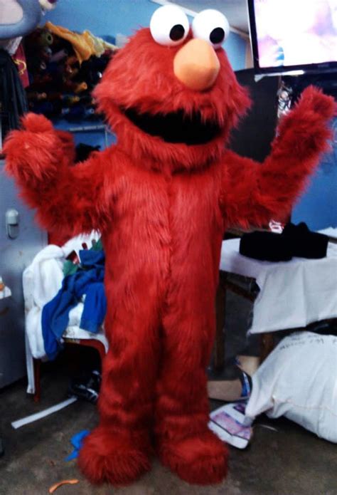 Elmo Mascot Costume Adult Character Costume by AdultMascotCostumes