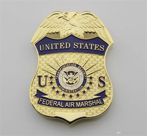 High Quality Us Federal Air Marshal Replica Metal Badge Insignia ...