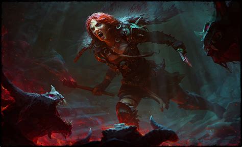 Diablo 3 Female Barbarian Wallpaper