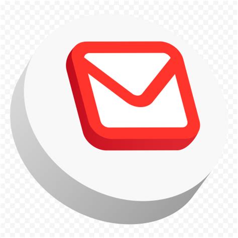 Flat Round Icon Contains Gmail Logo | Citypng